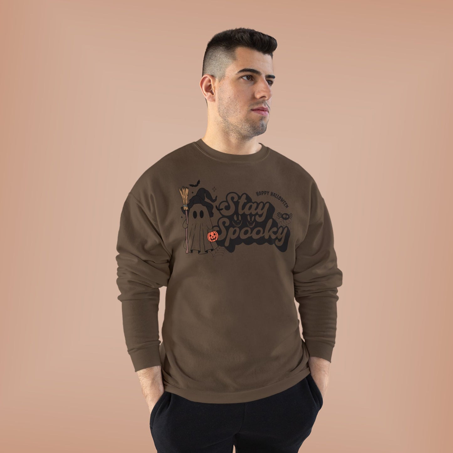 Halloween Crewneck Sweatshirt - Cute and Spooky Design