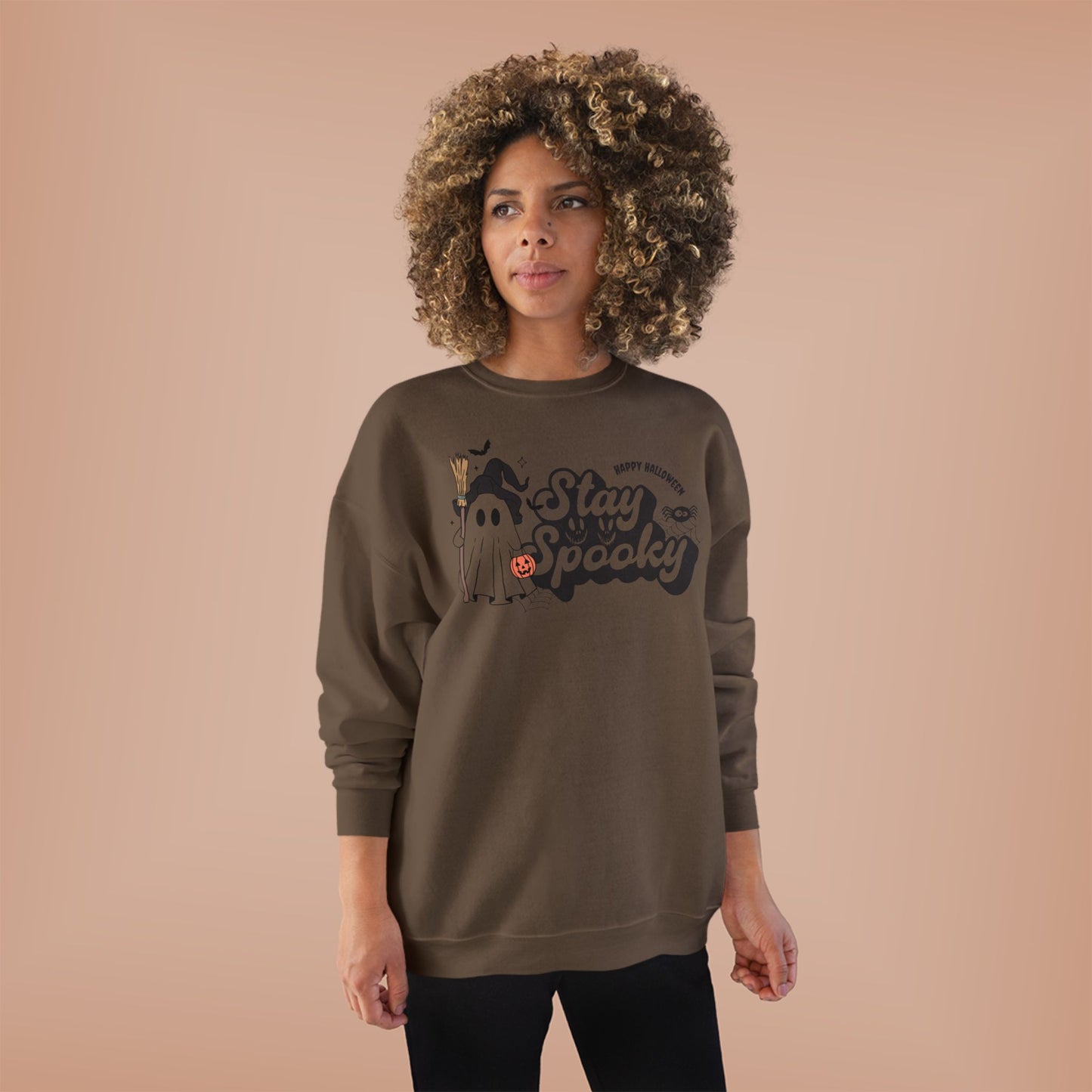 Halloween Crewneck Sweatshirt - Cute and Spooky Design