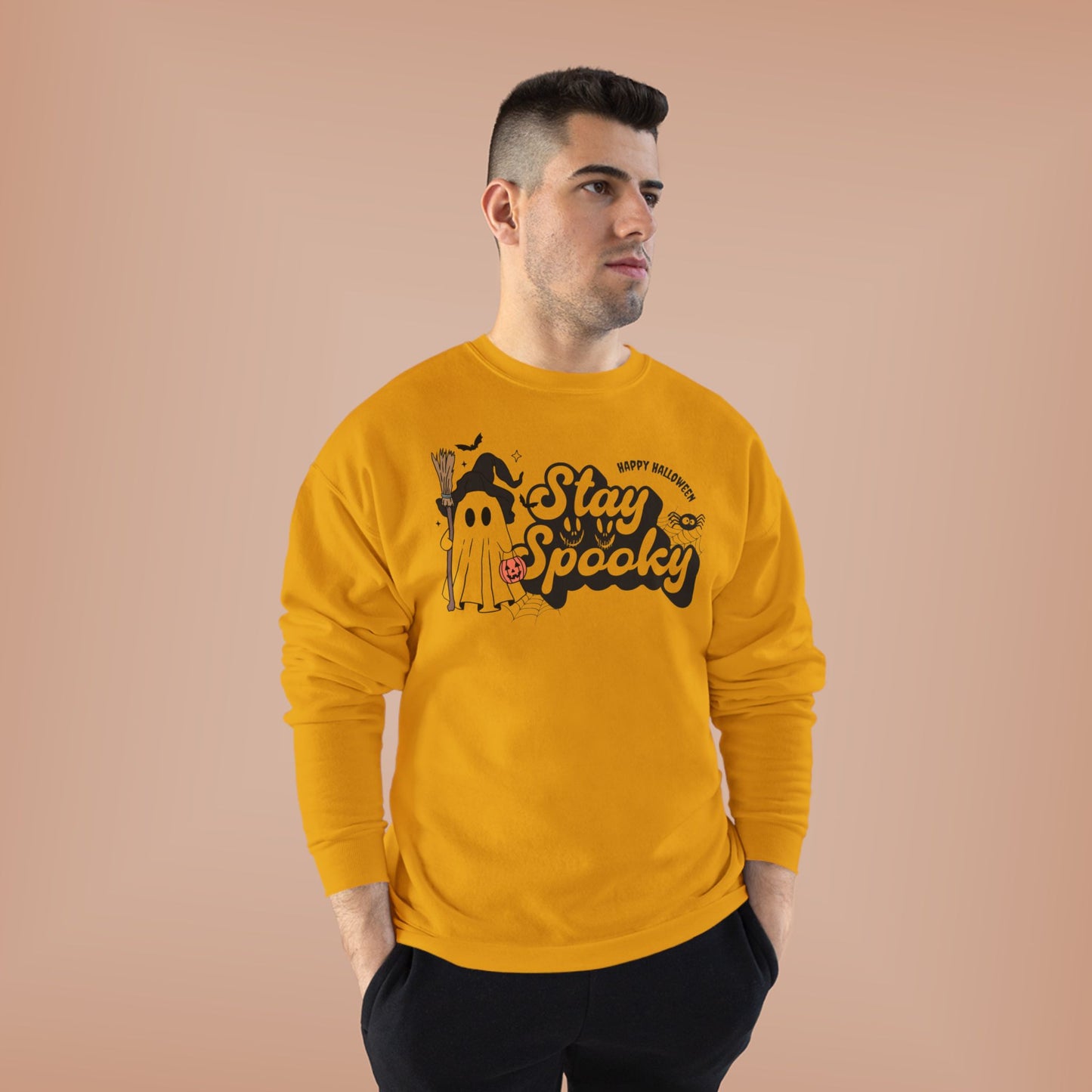 Halloween Crewneck Sweatshirt - Cute and Spooky Design