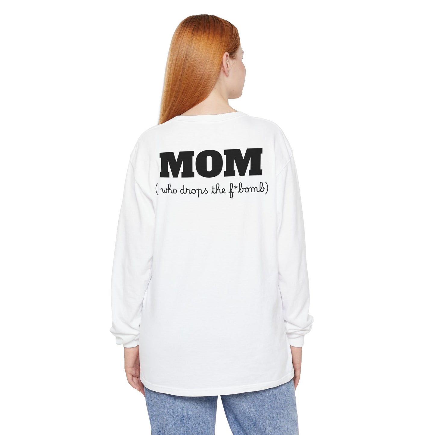 Long Sleeve T-Shirt Grace and Grit Logo Mom Humour