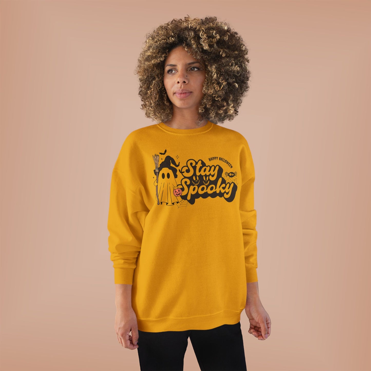 Halloween Crewneck Sweatshirt - Cute and Spooky Design