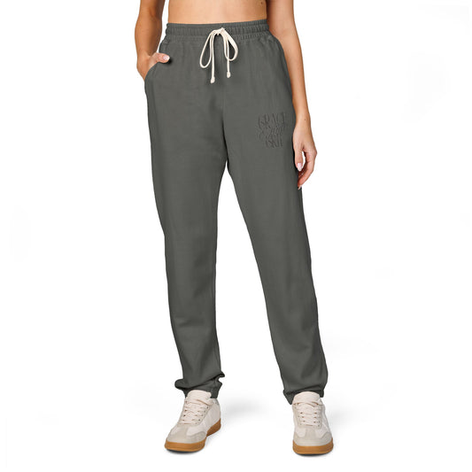 Fleece Jogger Sweatpants - Grace and Grit Logo Design