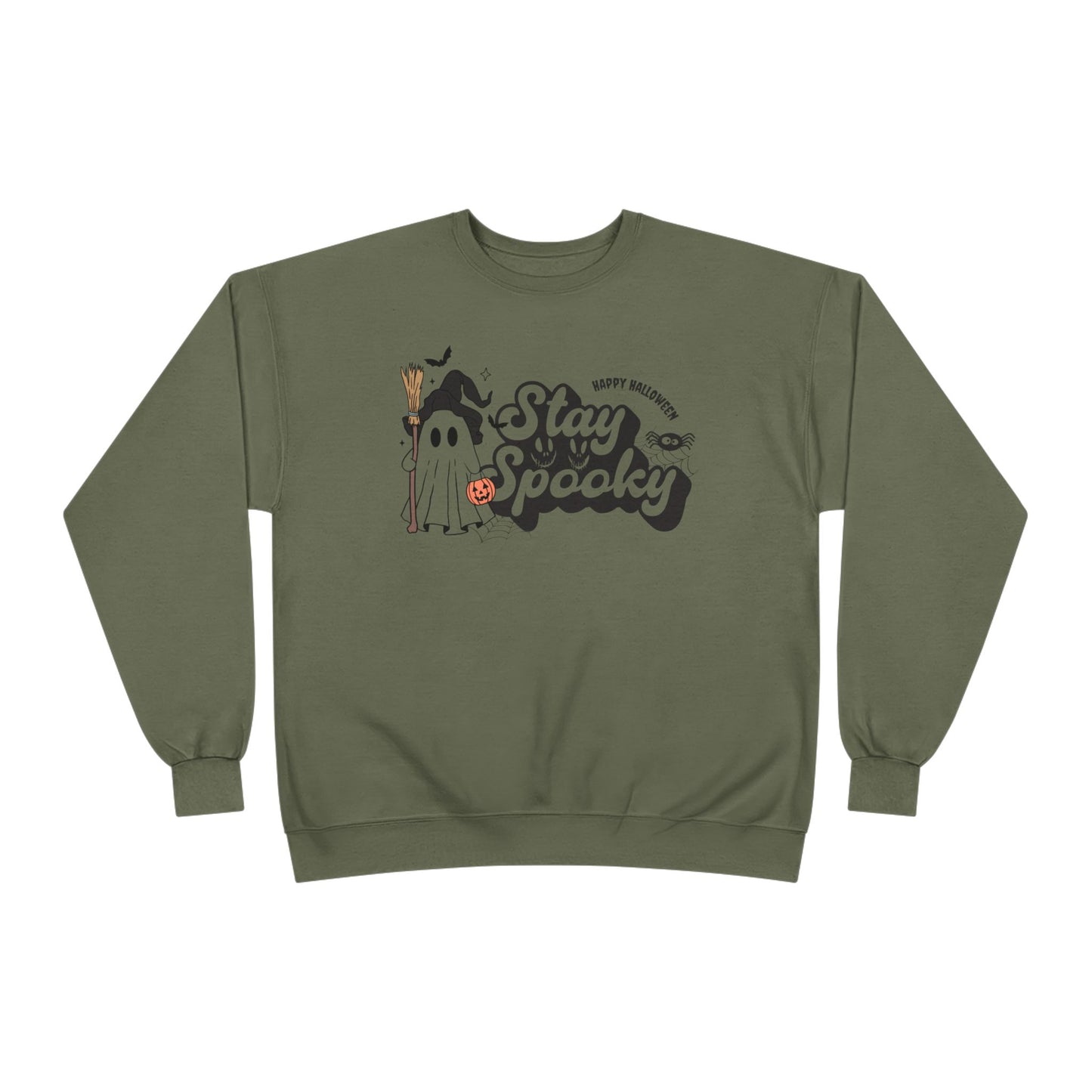 Halloween Crewneck Sweatshirt - Cute and Spooky Design