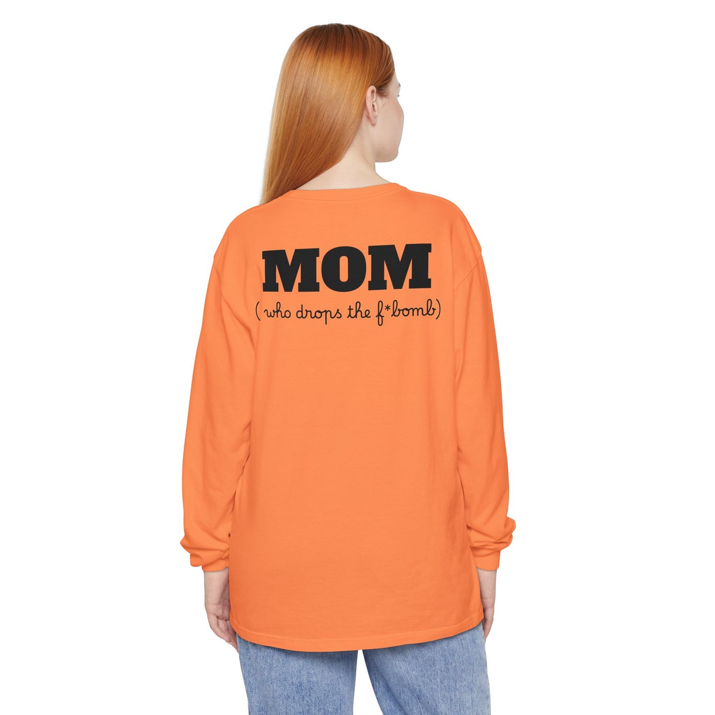Long Sleeve T-Shirt Grace and Grit Logo Mom Humour